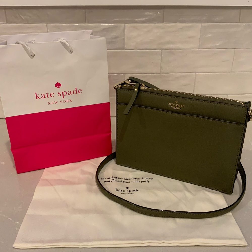 Kate Spade Cameron Street Olive Green. Dust bag and shopping bag included.